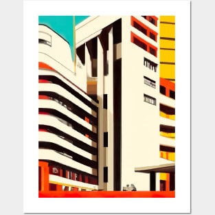 Minimalist City House Posters and Art